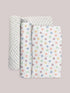 2-pack-square-swaddle-blanket-set-happy-baby-vibes jujube bags at sophiasstyle.com